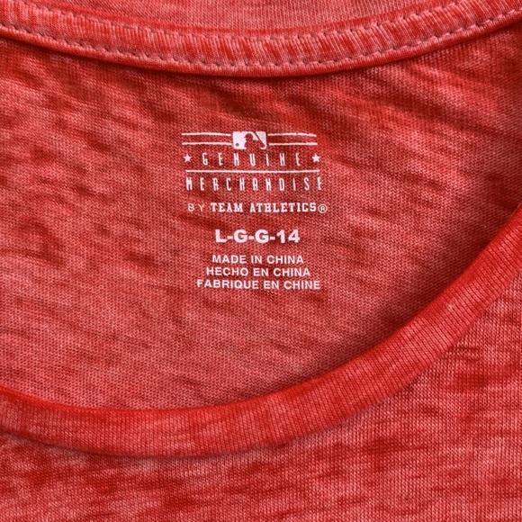 NWT Girls Philadelphia Phillies Baseball baby tee size large - Picture 5 of 6